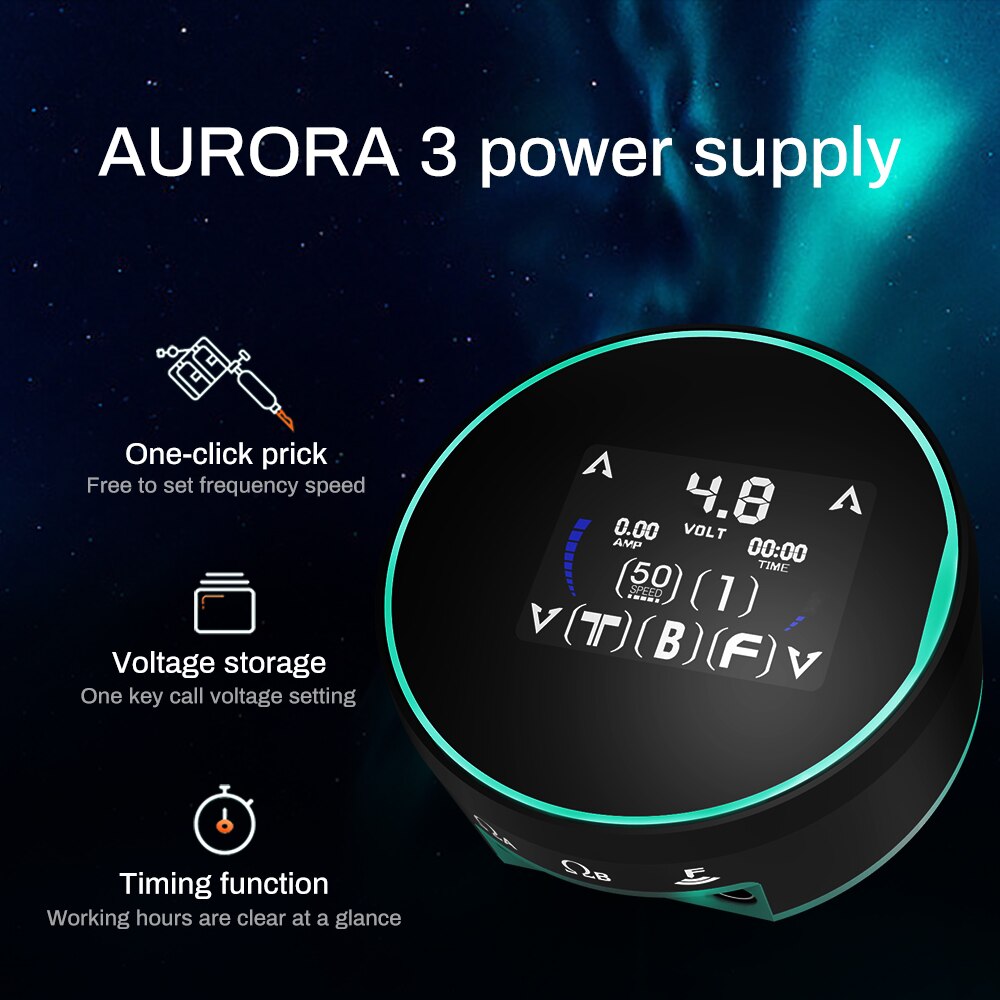 Aurora III Touch Screen Tattoo Power Supply
